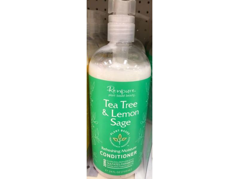 Renpure Refreshing Moisture Conditioner, Tea Tree & Lemon Sage, 24 fl oz/708 mL