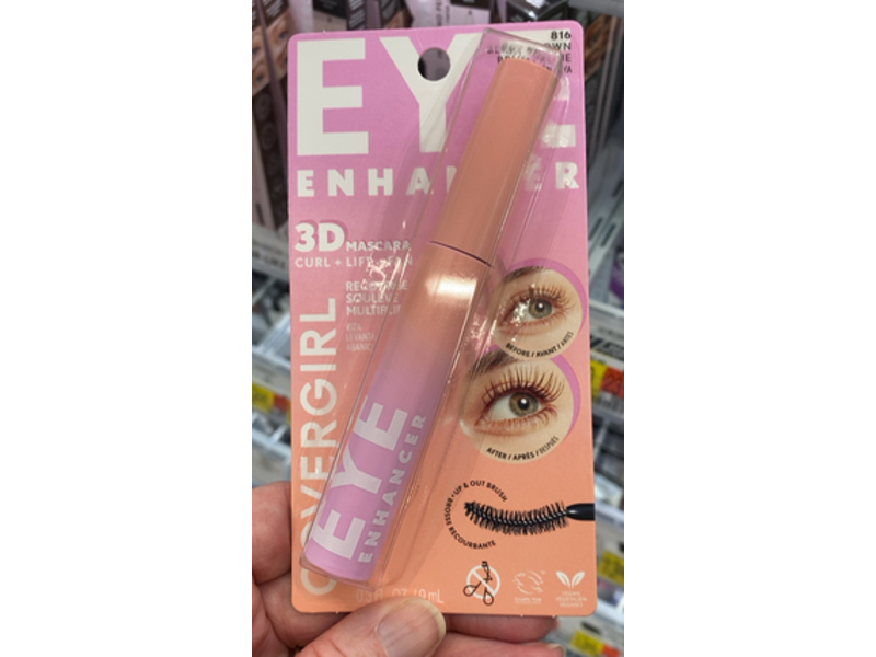 CoverGirl Eye Enhancer 3D Mascara, 816 Berry Brown, 0.3 fl oz/9 mL