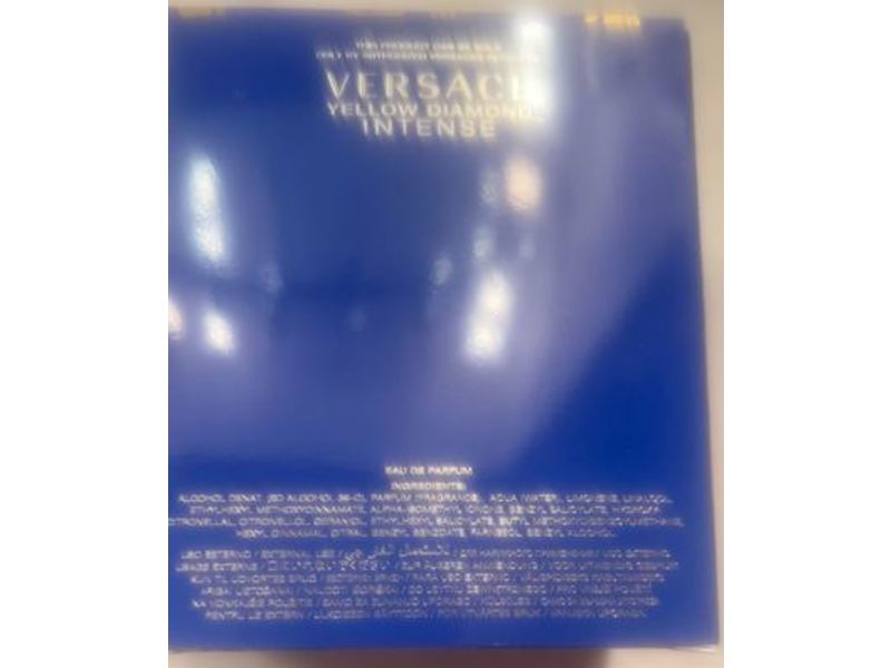 Versace Intense Eau De Parfum Spray, Yellow Diamond, 3 fl oz/90 mL