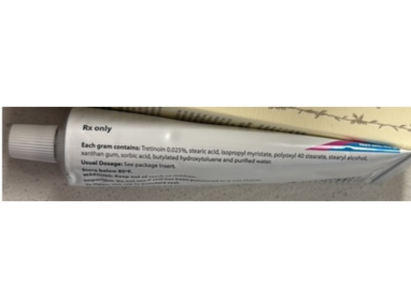 Tretinoin Cream 0.025%, 45 g, Encube (Rx)