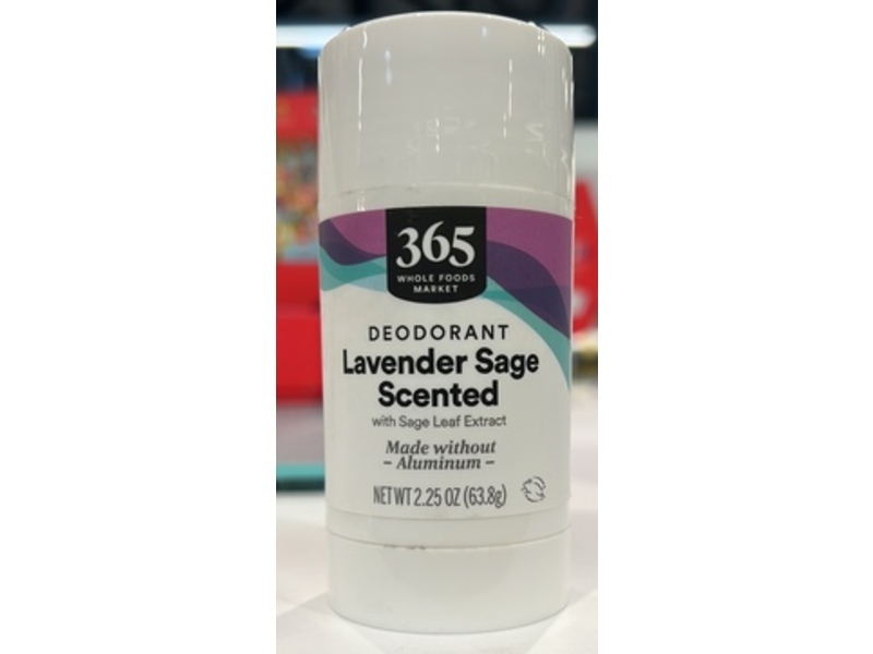 365 By Whole Foods Market Deodorant, Lavender Sage Scented, 2.25 oz/63.8 g