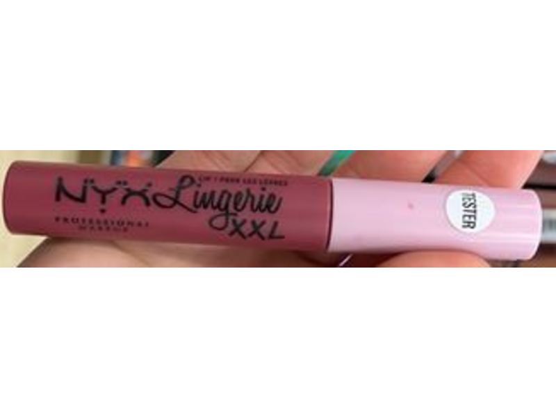 NYX Lip Lingerie XXL Matte Liquid Lipstick, Warm Up, Red Rose, 4 mL