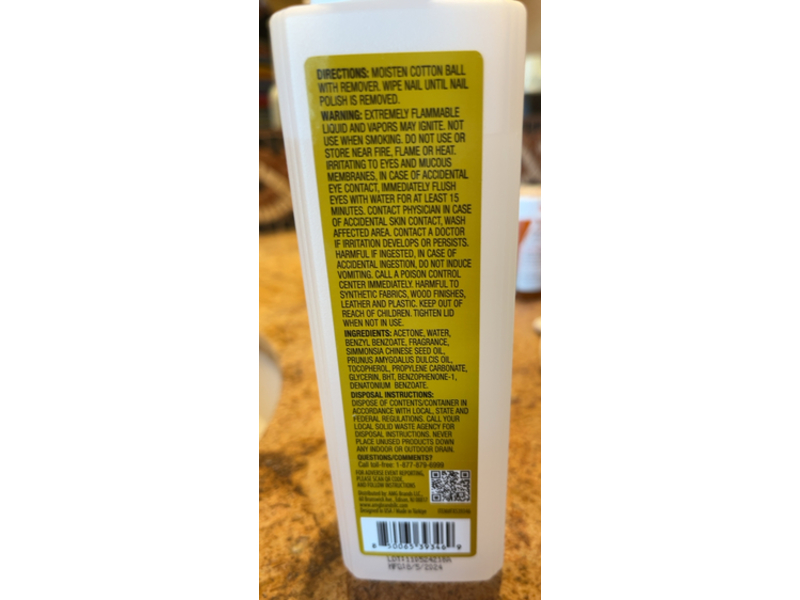 Flex Oil Rich Nail Polish Remover, Vitamin E, Sweet Almond Oil & Jojoba Oil, 10 fl oz/295.74 mL