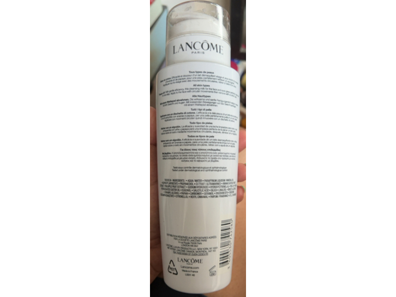 Lancome Lait Galateis Douceur Makeup Remover Milk, Papaya Extract, 13.5 fl oz/400 mL