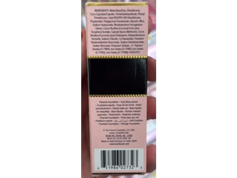 Too Faced Born This Way Undetectable Medium-To-Full Coverage Foundation, 08 Vanilla, 1.01 fl oz/30 mL