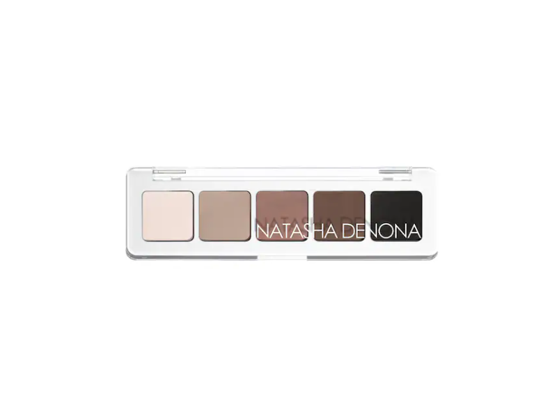 Nata Shade Denona Mini Eye Sculpt Eyeshadow Palette, Neutral, 0.028 oz/0.8 g