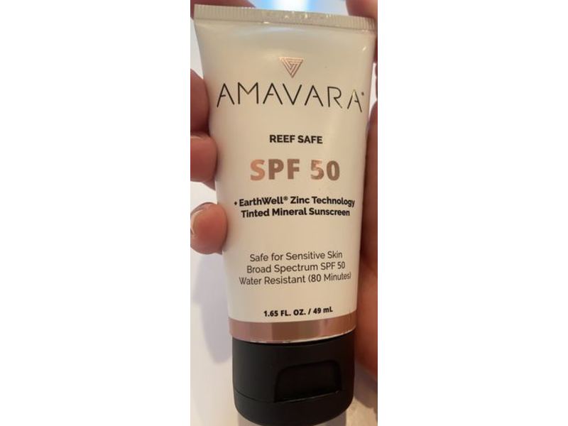 Amavara Reef Tinted Mineral Sunscreen, SPF 50, 1.65 fl oz/49 mL
