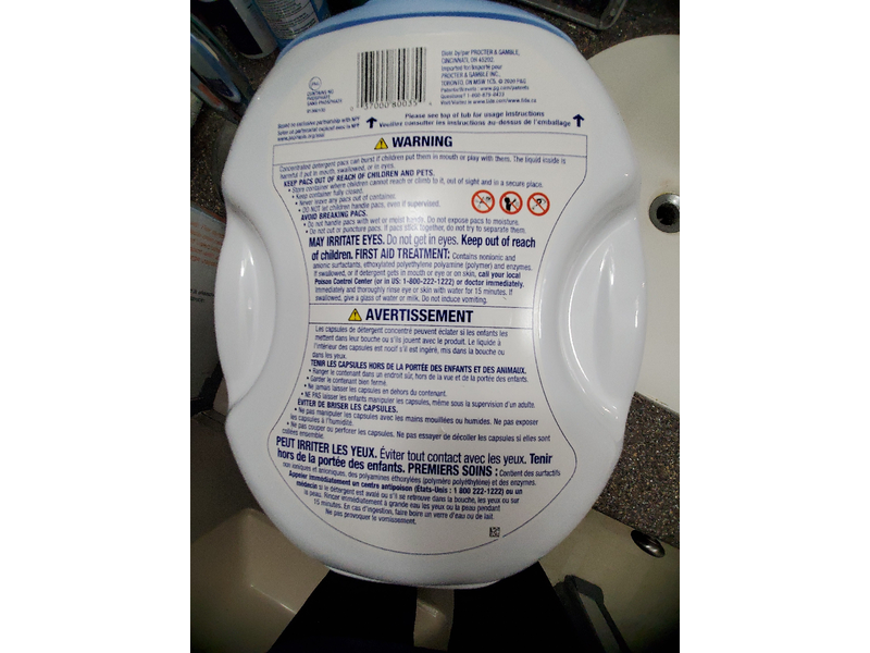 Tide Pods Free & Gentle Laundry Detergent, 74 oz/4.62 lb, (96 Count)