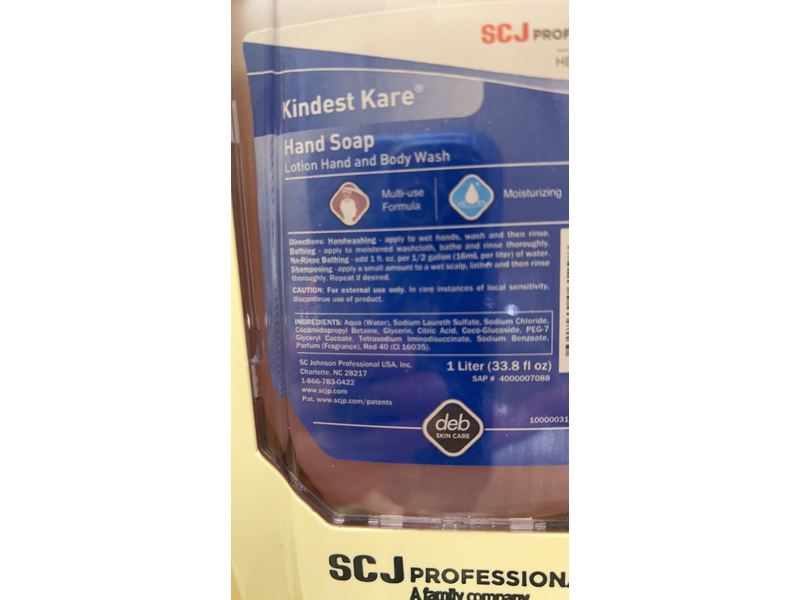 SC Johnson Lotion Hand & Body Wash, 33.8 fl oz/1 L