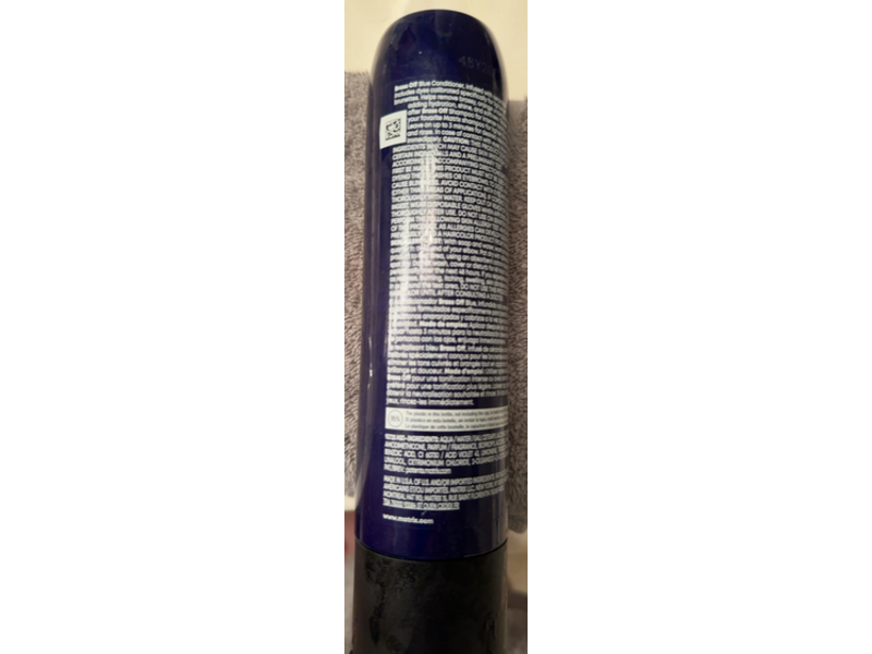 Matrix Brass Off Blue Conditioner, Neutralizing Dyes + Ceramides, 10.1 fl oz/300 mL