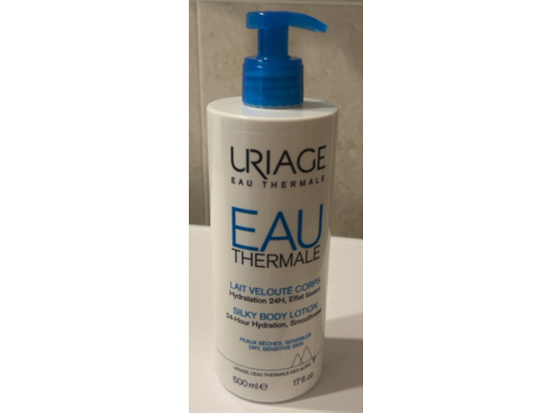 Uriage Eau Thermale Silky Body Lotion, 17 fl oz/500mL