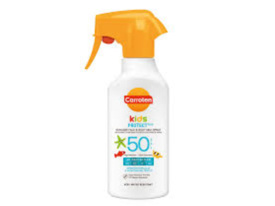 Carroten Kids Sun Care Face & Body Milk Spray, SPF 50, 270 mL