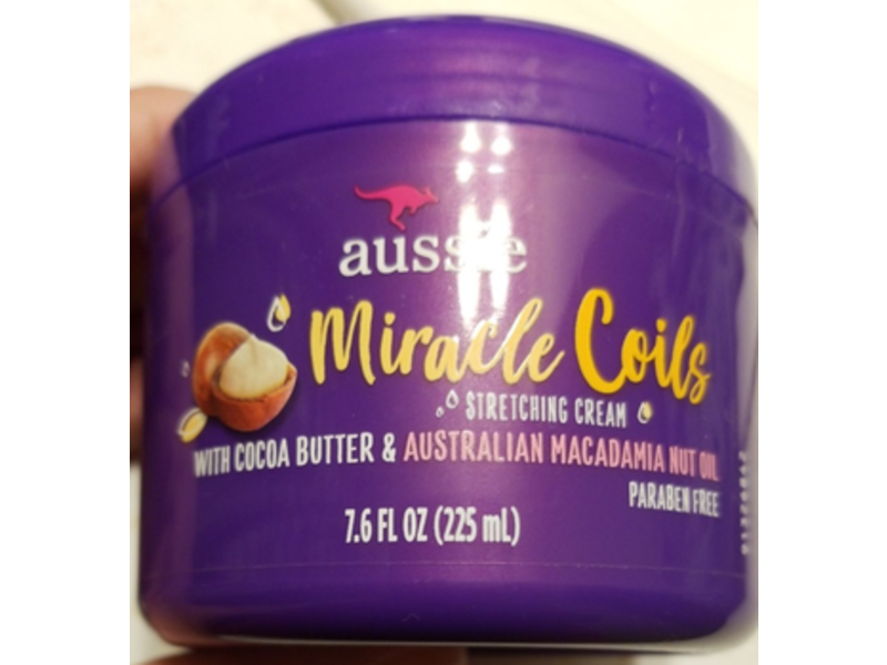 Aussie Miracle Coils Stretching Cream, Cocoa Butter & Australian Macadamia Nut Oil, 7.6 fl oz/225 mL, Pack Of 2