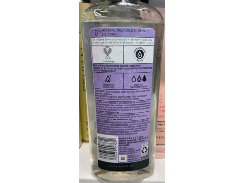 Herbal Essences Curls Shampoo, Jojoba Oil, Lavender, 13.5 fl oz/400 mL