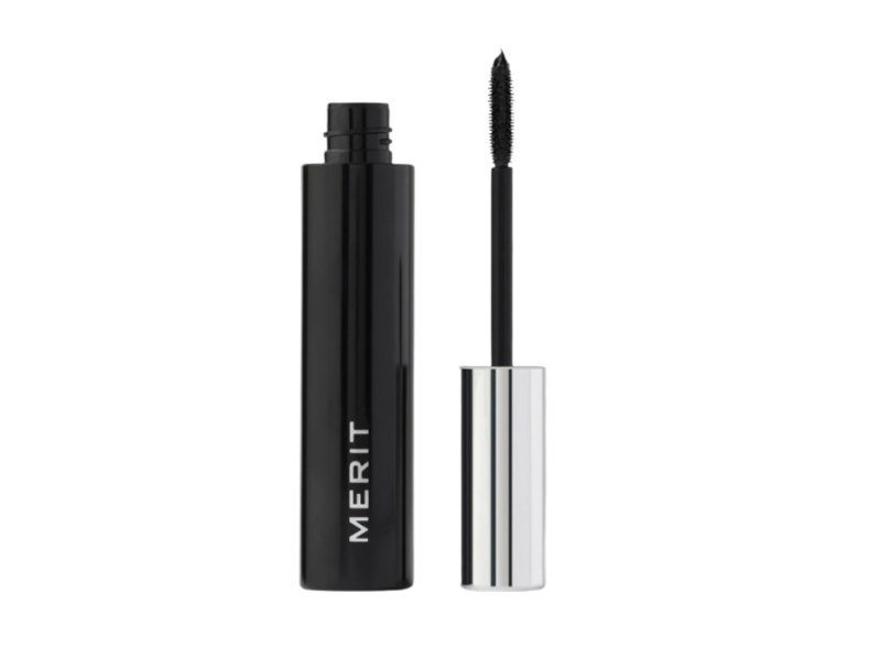 Merit Clean Volume Volumizing Tubing Mascara, Black, 0.24 oz/7 mL