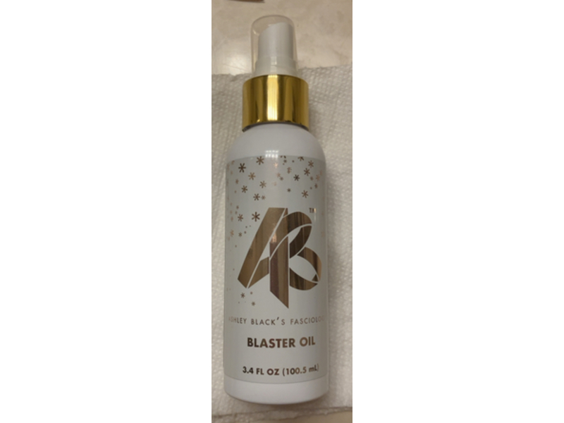 Ashley Black Fasciology Body Massage, Blaster Oil, 3.4 fl oz/100.5 mL