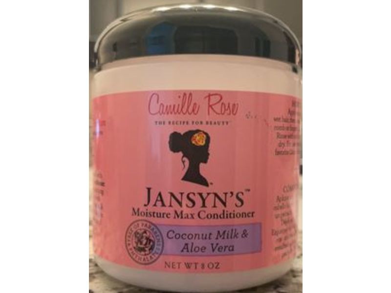 Camille Rose Jansyn's Moisture Max Conditioner, Coconut Milk & Aloe Vera, 8 oz