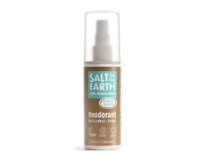 Salt Of The Earth Deodorant, Ginger + Jasmine, 3.38 fl oz/100 mL