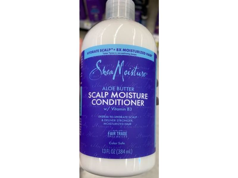 Shea Moisture Scalp Moisture Conditioner, Aloe Butter, 13 fl oz/384 mL