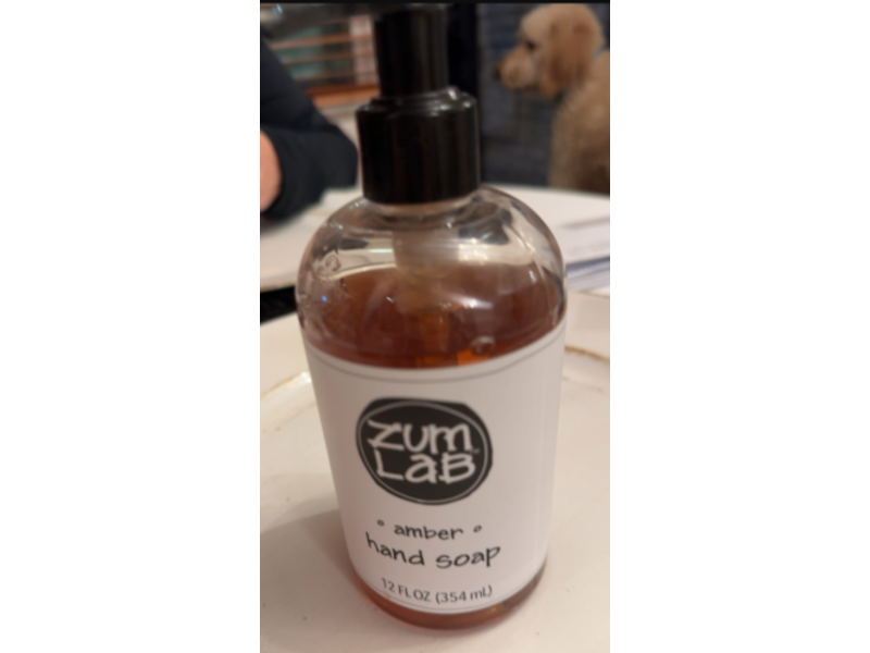 Zum Lab Hand Soap, Amber, 12 fl oz/354 mL