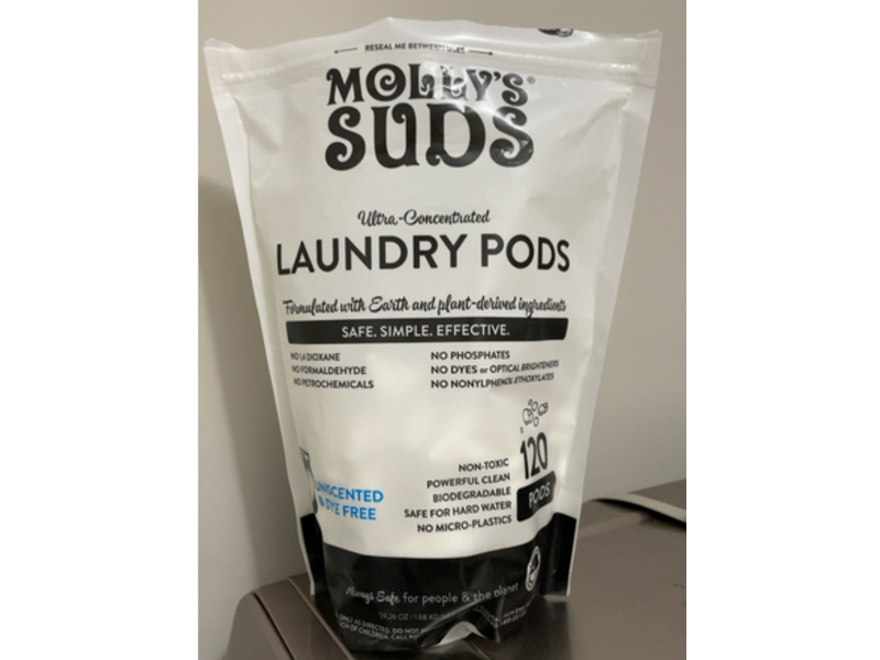 Molly's Suds Laundry Detergent Pods, 120 Pods