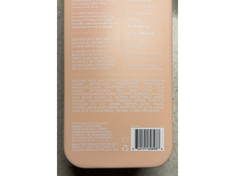 Monday Haircare Color Protect Conditioner, 30 fl oz/887 mL