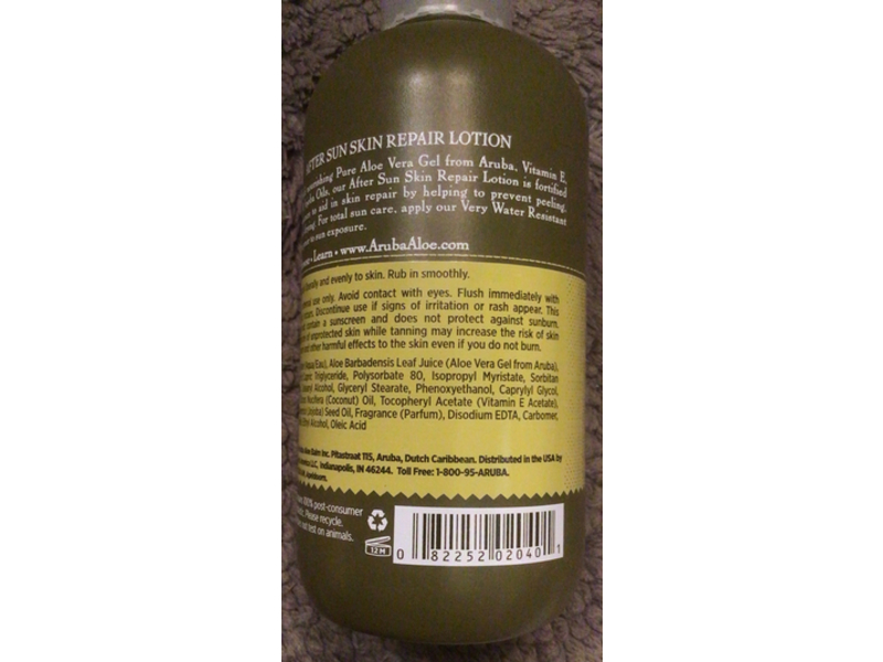 Aruba Aloe After Sun Skin Repair Lotion, 8.5 fl oz/251 mL
