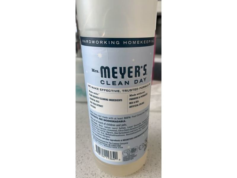 Mrs. Meyer's Dish Soap, Snowdrop, 16 fl oz/473 mL