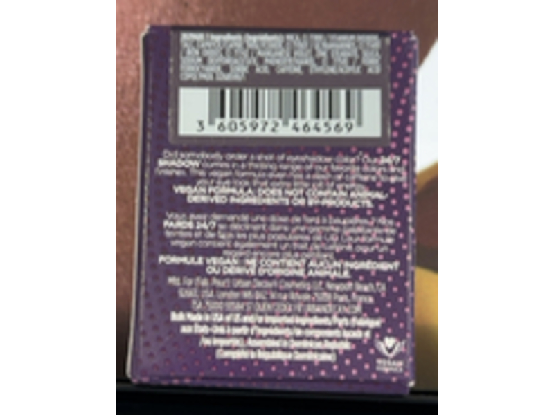 Urban Decay 24/7 Eyeshadow Compact, Free Bird, 0.06 oz/1.7 g