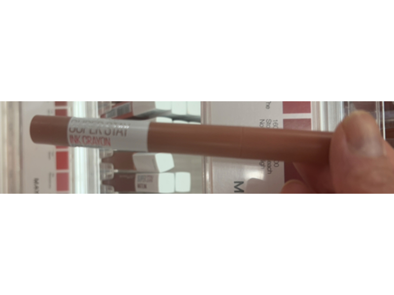 Maybelline Super Stay Ink Crayon Lipstick, Achieve It All, 0.04 oz