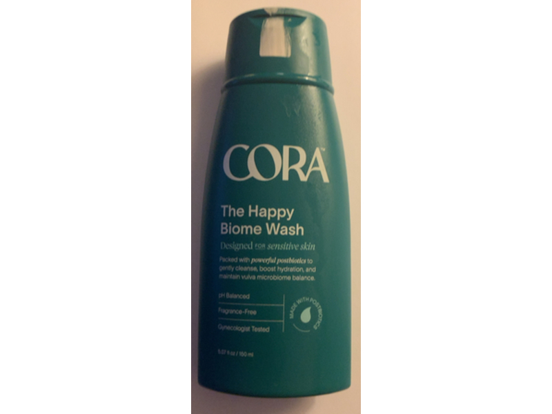 Cora The Happy Biome Intimate Wash, 5.07 fl oz/160 mL