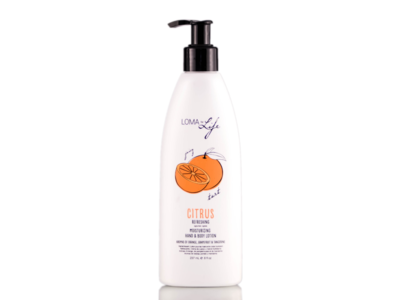 Loma For Life Refreshing Moisturizing Hand & Body Lotion, Citrus, 8 fl oz/237 mL