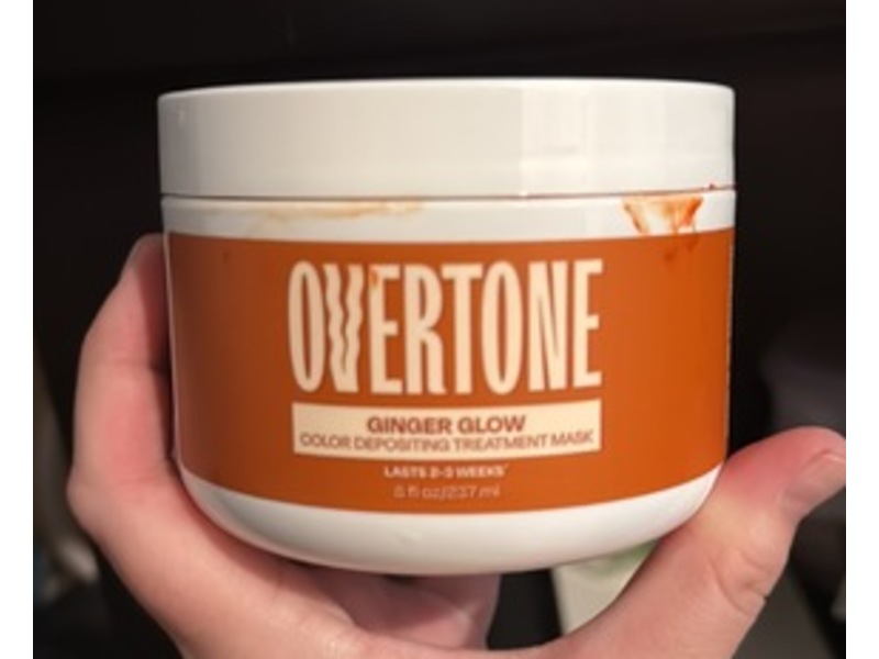 Overtone Color Depositimg Treatment Mask, Ginger Glow, 8 fl oz/237 mL