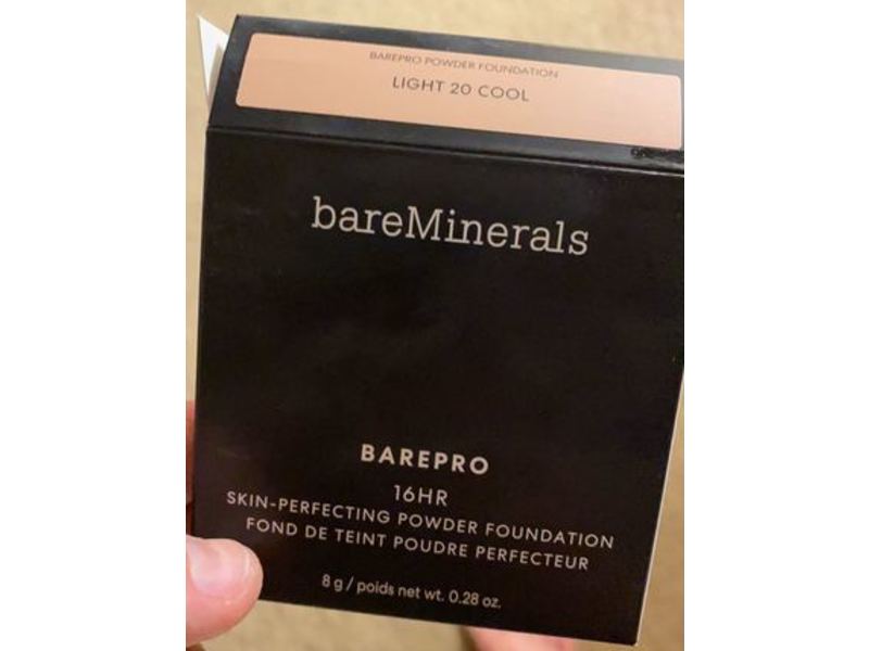 BareMinerals Barepro Skin-Perfecting Power Foundation, Light 20 Cool, 0.28 oz/8 g