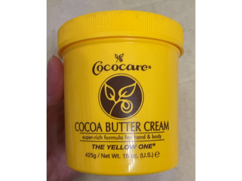 Cococare Hand & Body Cocoa Butter Cream, 15 oz/425 g