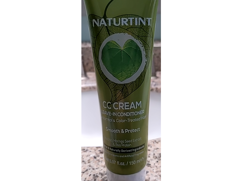 Naturtint Color Care Leave-In Conditioner, Moringa Seed Extract & Pea Protect, 5.07 fl oz/150 mL