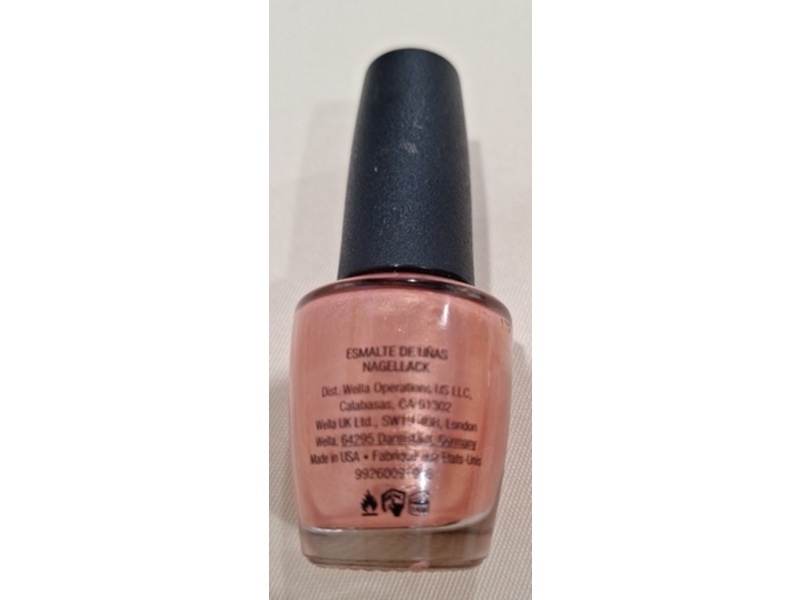OPI Nail Lacquer, Data Peach, 0.5 fl oz/15 mL