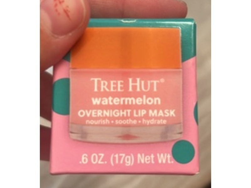 Tree Hut Overnight Lip Mask, Watermelon, 0.6 oz/17 g
