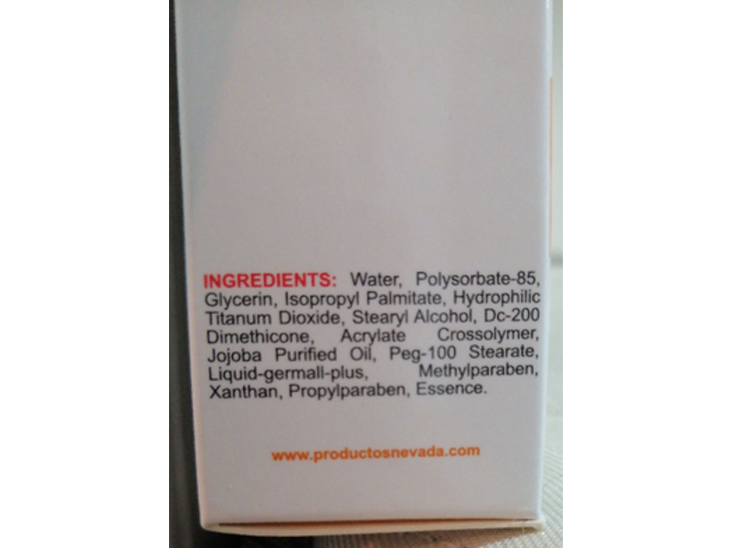 Nevada Natural Products Sunscreen, Anti-Spot Sun Care, SPF 90, Vitamin E, 100 ml