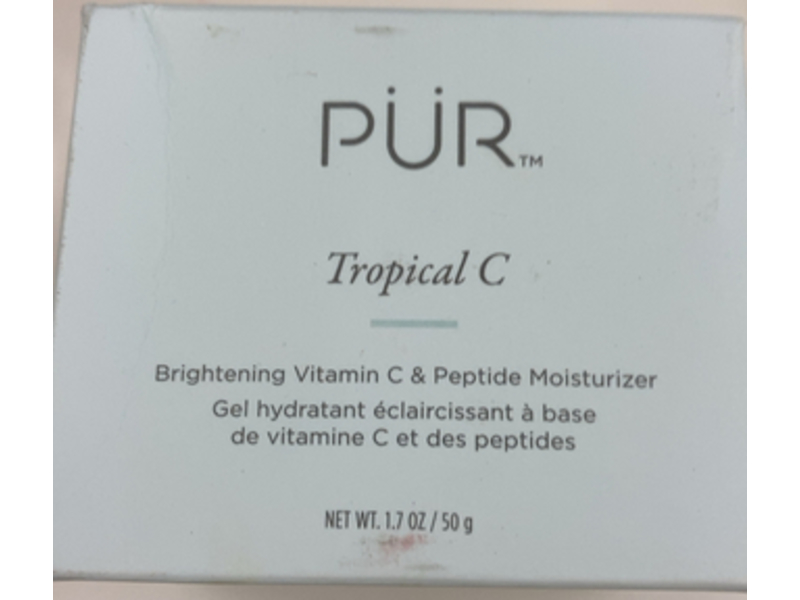 PUR Brightening Vitamin C & Peptide Moisturizer, Tropical C, 1.76 oz/50 g