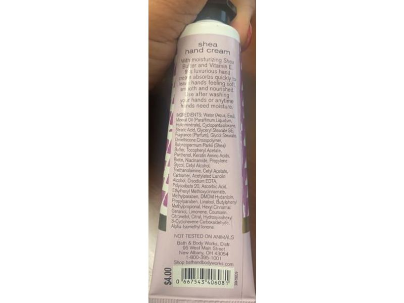 Bath & Body Works Hand Cream, French Lavender, 1 fl oz/29 mL