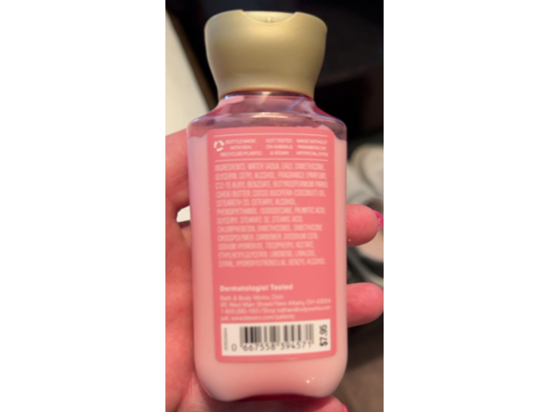 Bath & Body Works Champagne Toast Body Lotion, Shea Butter + Cocount Oil, 3 fl oz/88 mL