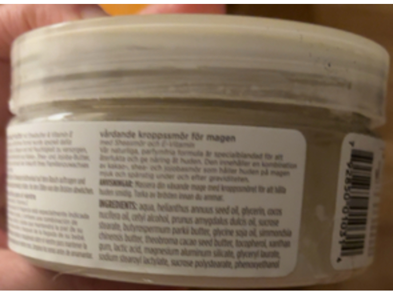 Burt's Bees Mama Nourishing Belly Butter, Shea Butter & Vitamin E, 6.5 oz/184.2 g