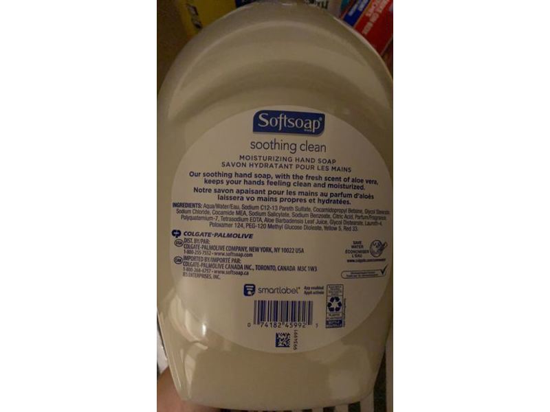Softsoap Moisturizing Hand Soap, Soothing Clean, 50 fl oz/1.47 L