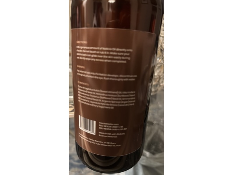 Ashley Black Fasciology Nexcia Oil, Spa Scent, 32 fl oz/946 mL