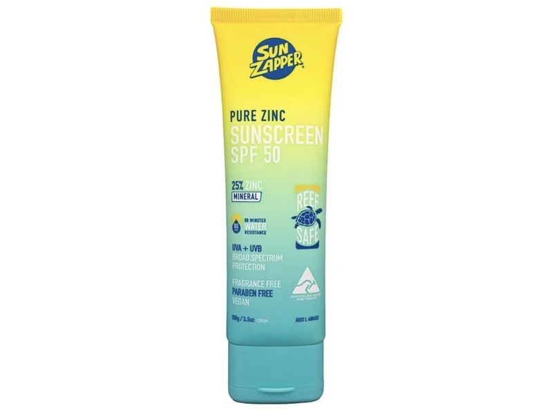 Sun Zapper 25% Zinc Pure Sunscreen, SPF 50, 3.5 oz/100 g