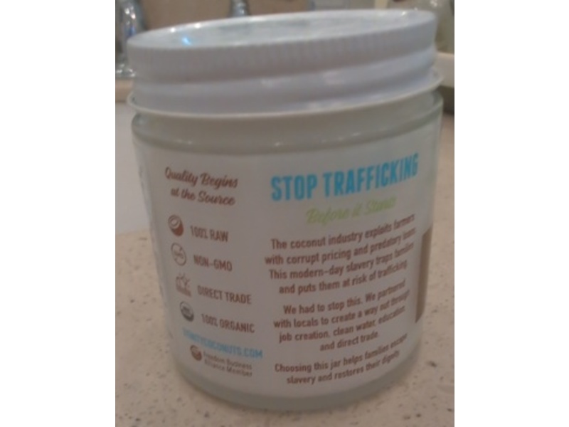 Dignity Raw Coconut Oil, 4 fl oz/118 mL