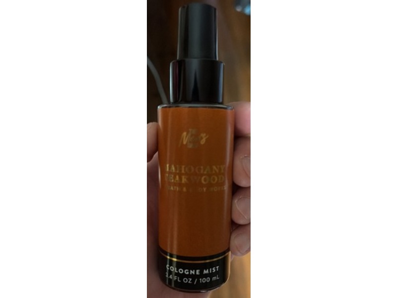 Bath & Body Works The Men's Shop Cologne Mist, Mahogany Teakwood, 3.4 fl oz/100 mL