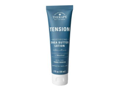 Village Naturals Therapy Tension Moisturizing Shea Butter Lotion, Cedar Citrus, 2 fl oz/59 mL, Pack Of 6
