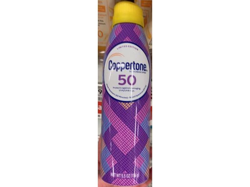 Coppertone Ultra Guard Sunscreen Spray, Limited Edition, SPF 50, 5.5 oz/156 g